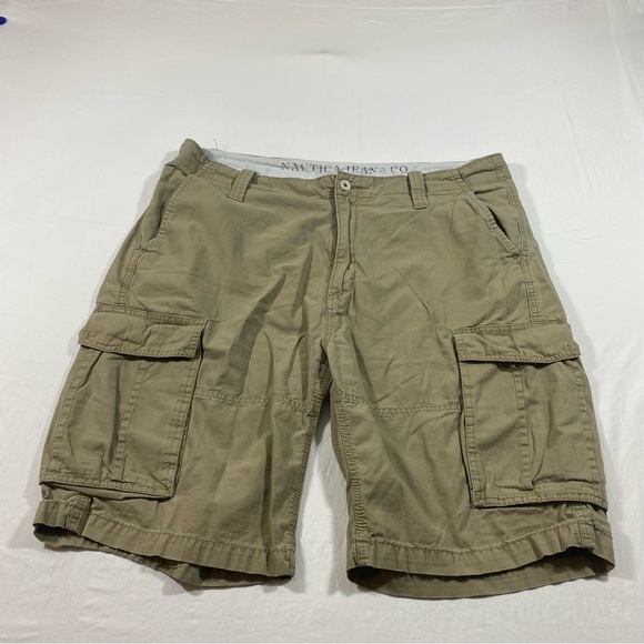 Nautica Shorts Nautica Khaki Cargo Mens Shorts Outdoor Bermuda